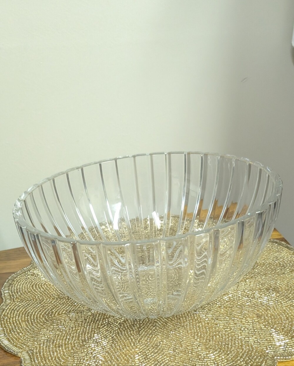 Crystal Bowl Waterford 10" Palladia By Waterford - Picture 1 of 5